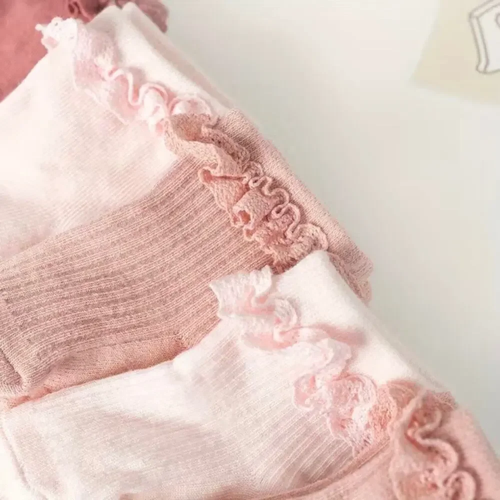 New 4 pairs baby girl socks 0-6 months